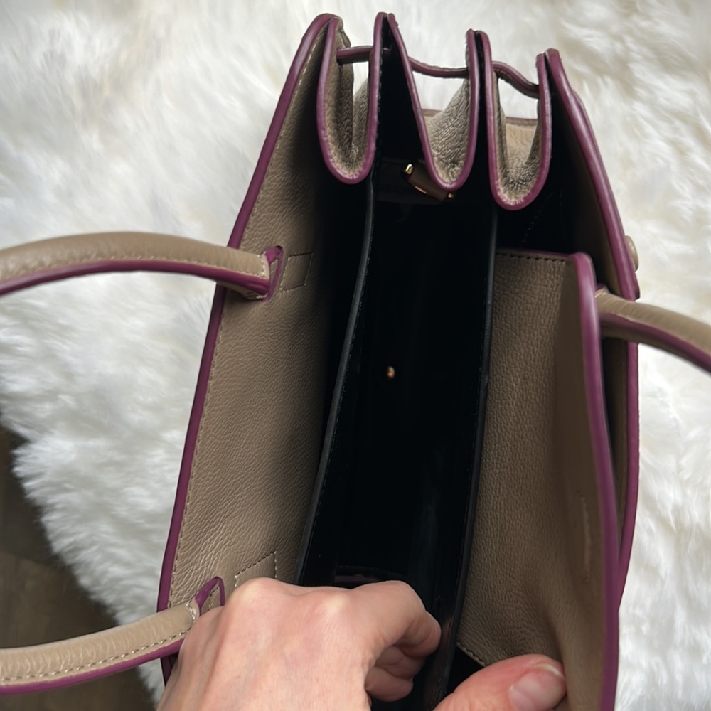 Coccinelle brand new beige leather bag - Picture 6 of 13
